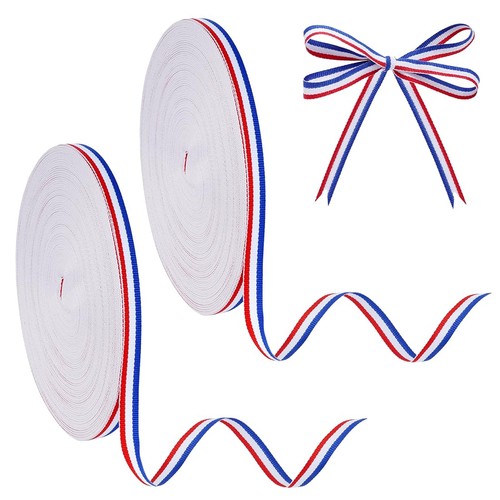 Ruban satin bleu blanc rouge - ruban,