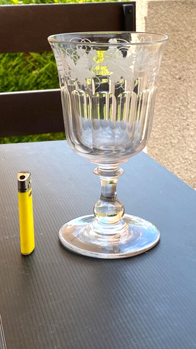 Ancien tres grand verre - ancien,