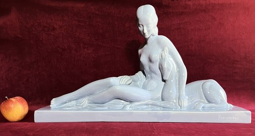 Lady women crackle glaze - lady,
