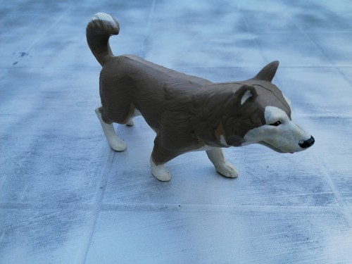 Figurine chien traineau - figurine,