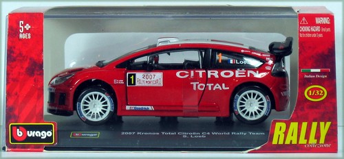 Burago citroen c4 loeb - citroen,
