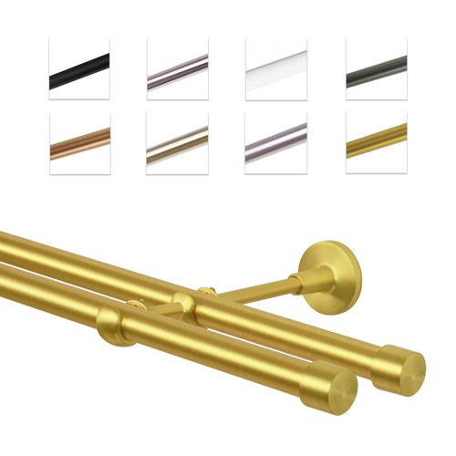 Tringle rideaux double 360 - tringle,