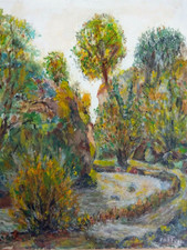 Intéressante peinture - , à