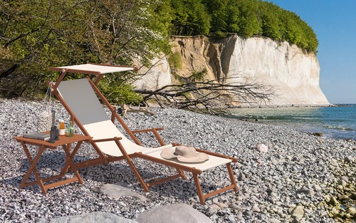 Chaise longue jardin - longue, de