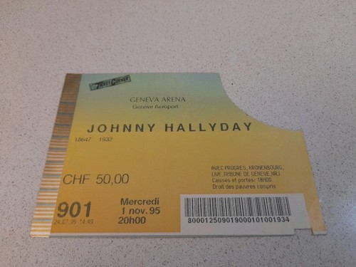Ticket billet place - de, concert