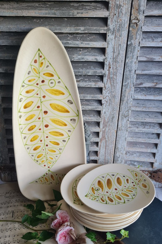 Ancien service poissons - service, a