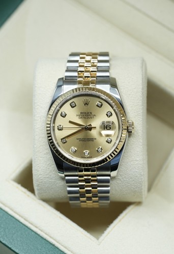 Gents rolex steel gold - gents,