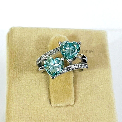 Bleu traitée bague - bleu,