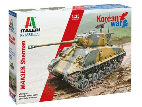Italeri m4a3e8 sherman guerre - m4a3e8,