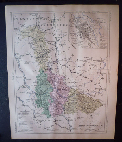 Carte géographique la - carte, 19°:la