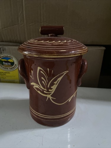 Ancien pot poterie savoyarde - pot,
