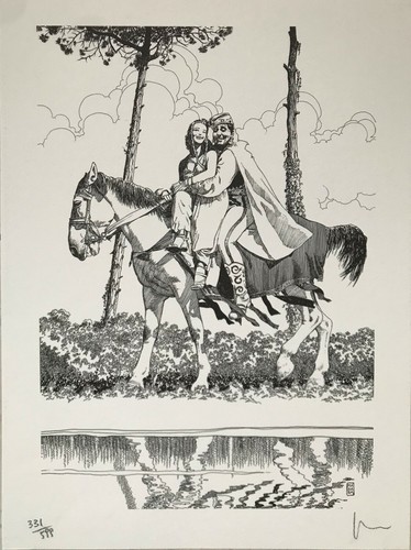 Milo manara sérigraphie - manara,