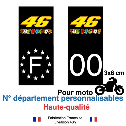 Stickers autocollant plaque