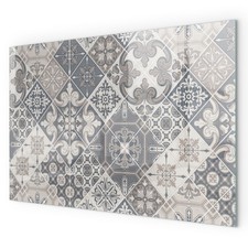 Protection poêle verre - verre, motif