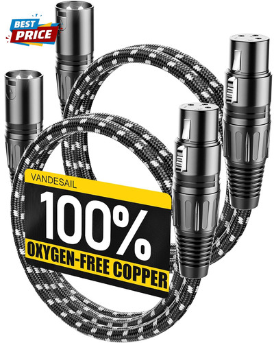 Xlr cables 3ft pack - cables,,