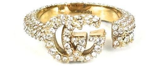 Bague gucci marmont strass - gucci, gg