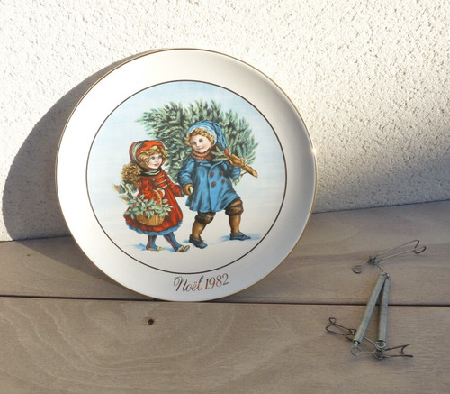 Assiette publicitaire noël - assiette,