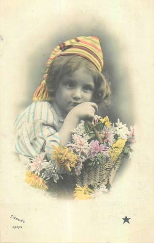 Medaillon garcon bonnet - cp,
