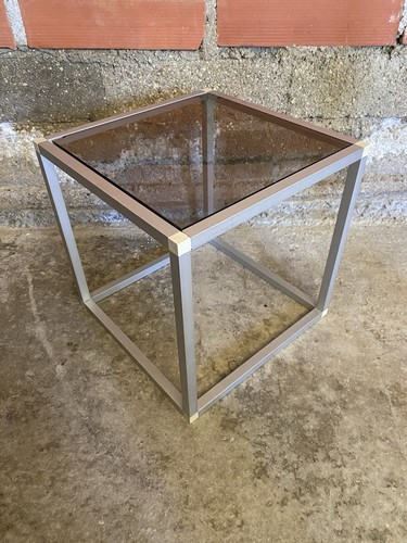 Table basse ancienne cube - table,