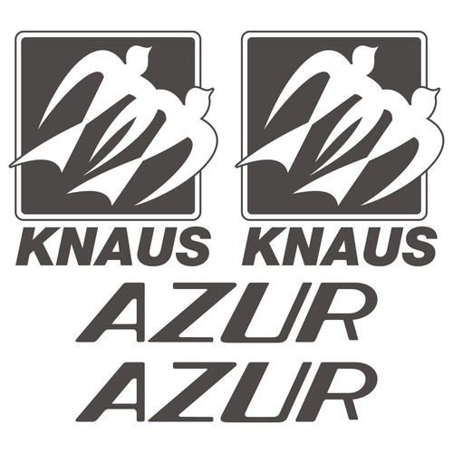 Knaus old azur autocollant - 2,