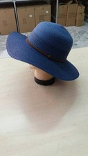 Chapeau bleu élégant - chapeau,