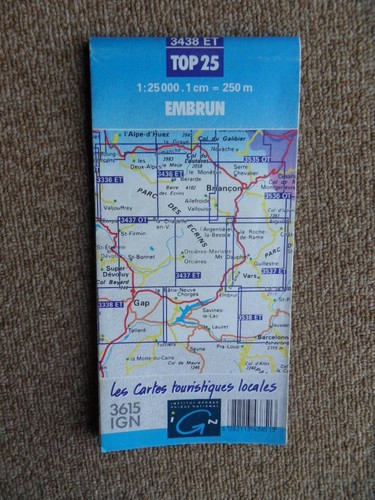 524 carte ign top - 524-,