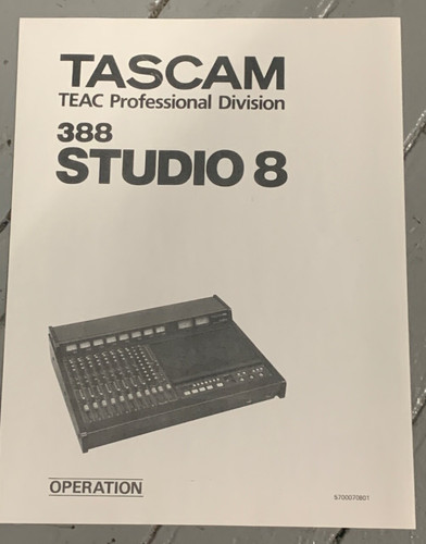 Tascam 388 studio mixer - 388,