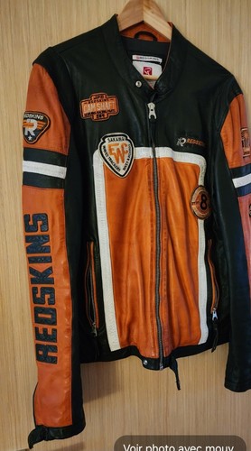 Blouson cuir redskins - blouson,