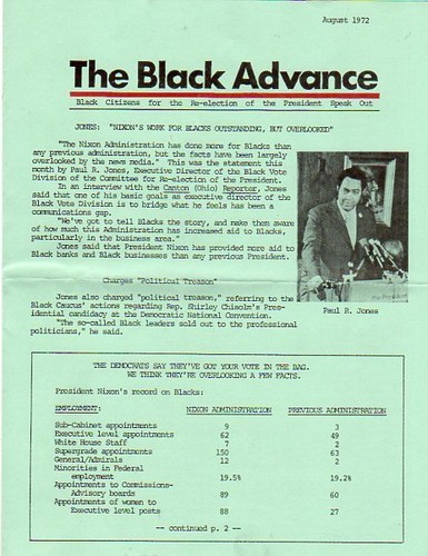 Nixon work for blacks - nixon's,