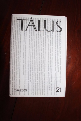 Revue talus tristan bastit - ✒,