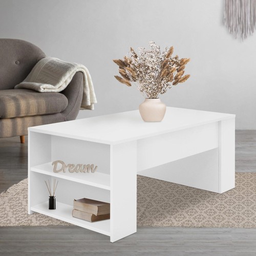 Table basse blanc - , salon