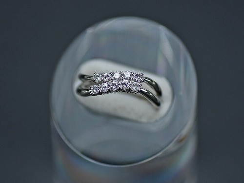 Bague diamant pt900 ct - bague, 0,50