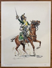 French Military Lithograph