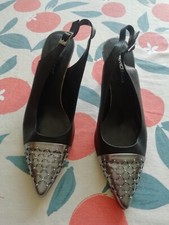 Escarpin Noir a talon Pointure 40 Marque France Mode Femme Occasion