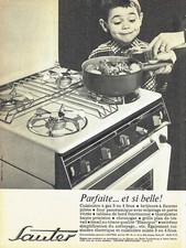 Publicité Advertising 018  1963  la cuisinière gaz Sauter
