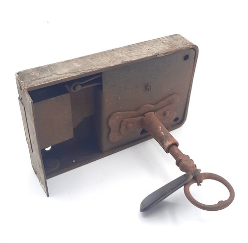 Serrure ancienne avec - avec, clé