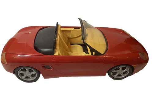 Barbie porsche boxster red - barbie,