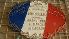 PLAQUE CONCOURS ANIMAUX DE
