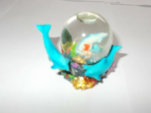 Boule neige dauphin cm - dauphin,