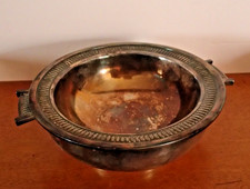 ARGENTERIE St MEDARD Assiette à bouillie chauffante, poids 356 gr