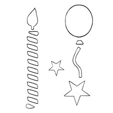 GABARIT POCHOIR BOUGIE