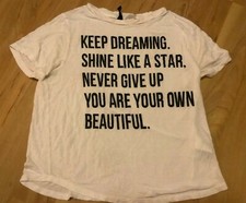 H & M DIVIDED Teen Girls White