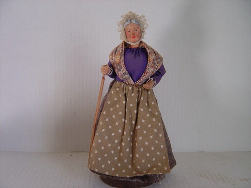 Vintage santon old woman - vintage,