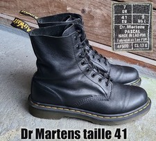 Dr MARTENS "Pascal" taille 41 UK7 cuir noir 1460