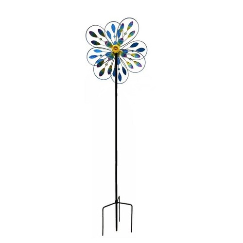 Moulin vent fleur couleurs - fleur,