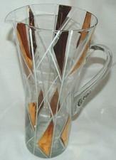 Pichet art deco en verre