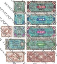 GERMAN/ALLEMAGNE - ALLIED MILITARY CURRENCY - WWII MARK 1944 - D-DAY * REPRO *