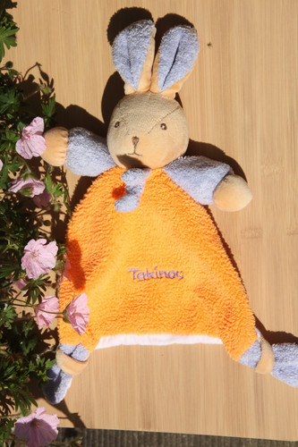 Doudou takinou lapin plat - takinou,