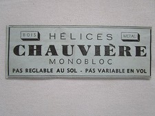 11/1934 PUB HELICE CHAUVIERE