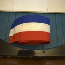 Ruban tricolore BLEU BLANC